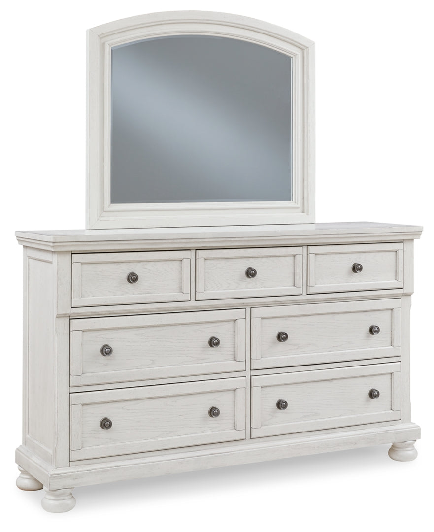 Robbinsdale White Panel Bedroom Set