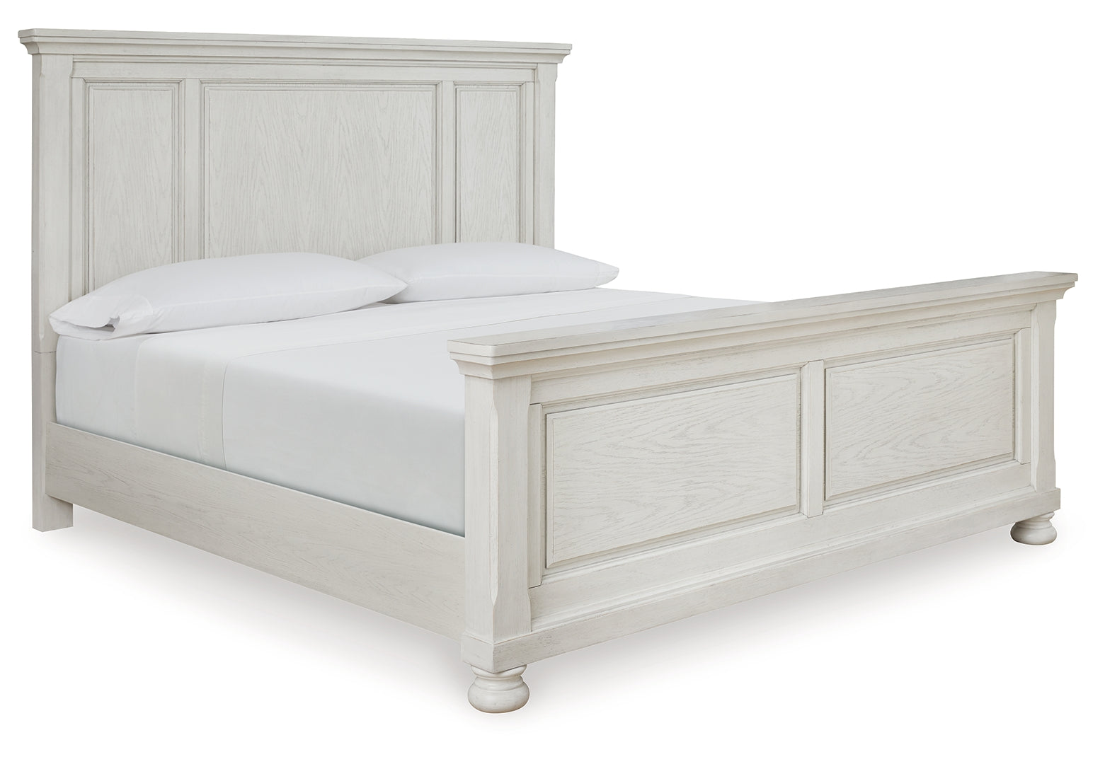 Robbinsdale White Panel Bedroom Set