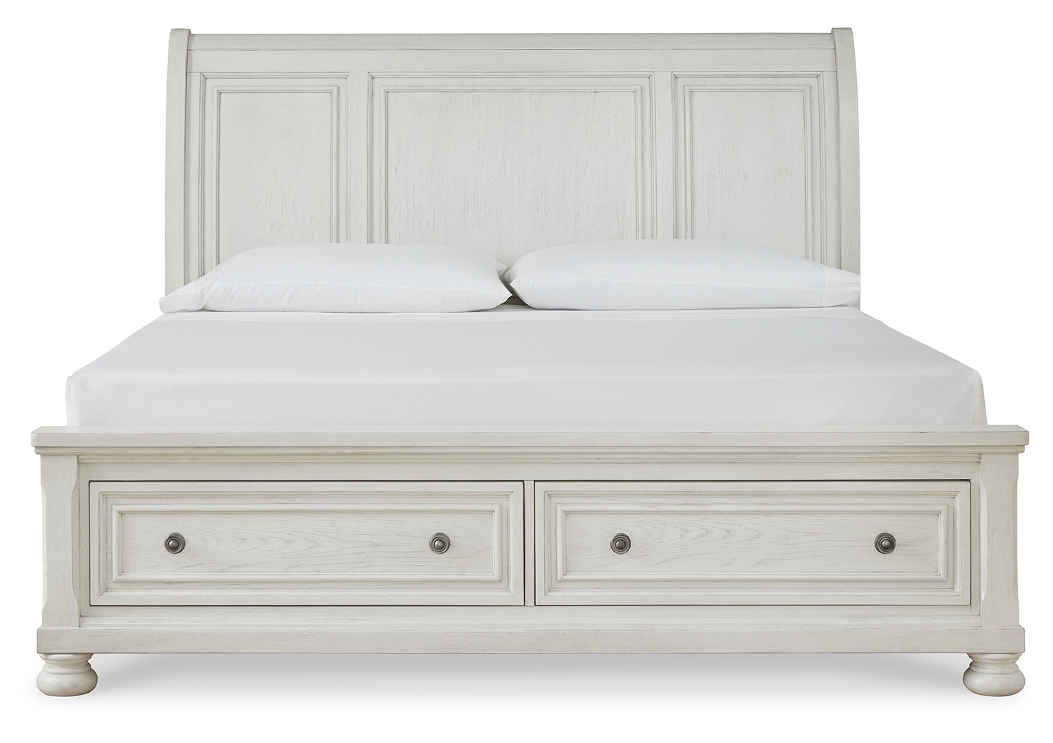 Robbinsdale White Panel Bedroom Set