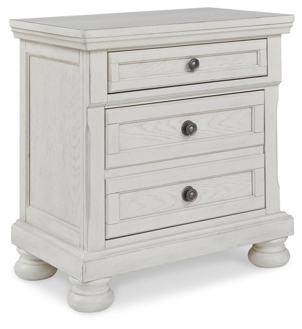 Robbinsdale White Panel Bedroom Set