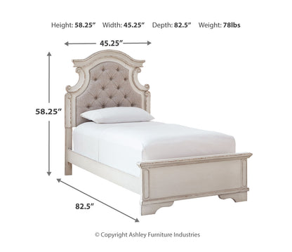 Realyn Upholstered Panel Bed