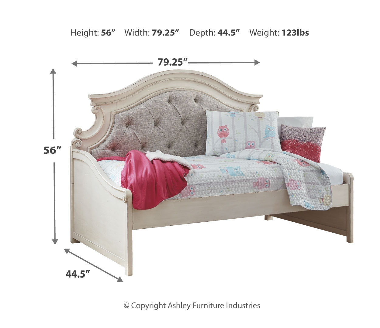 Realyn Upholstered Panel Bed