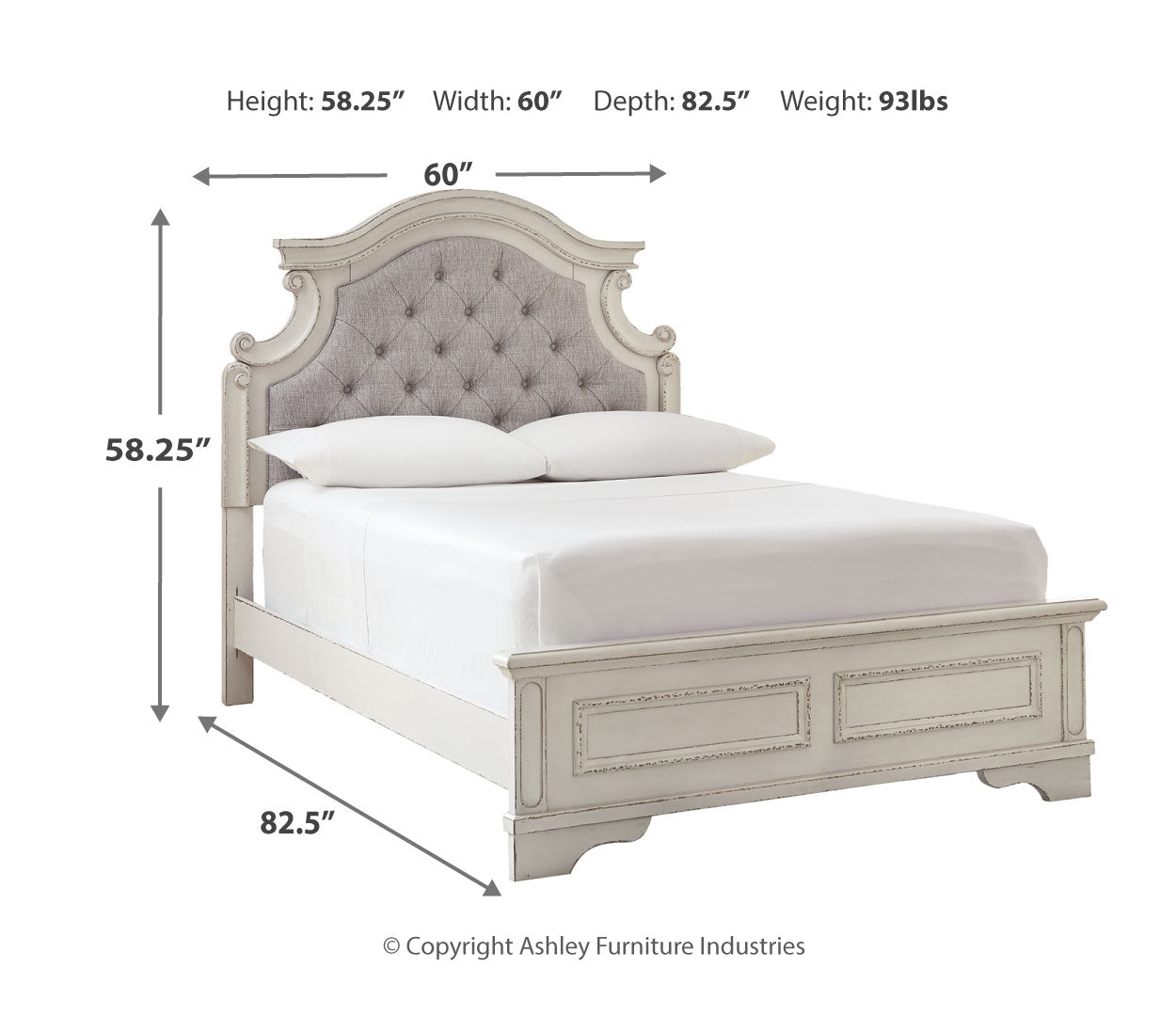 Realyn Upholstered Panel Bed