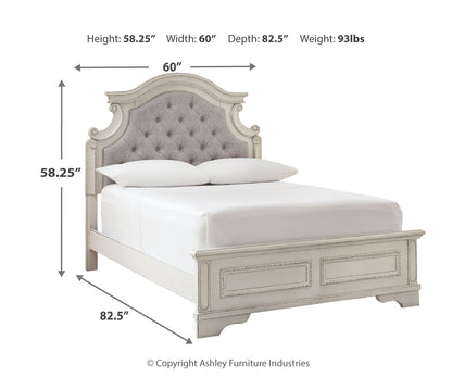 Realyn Upholstered Panel Bed