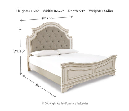 Realyn Upholstered Panel Bed