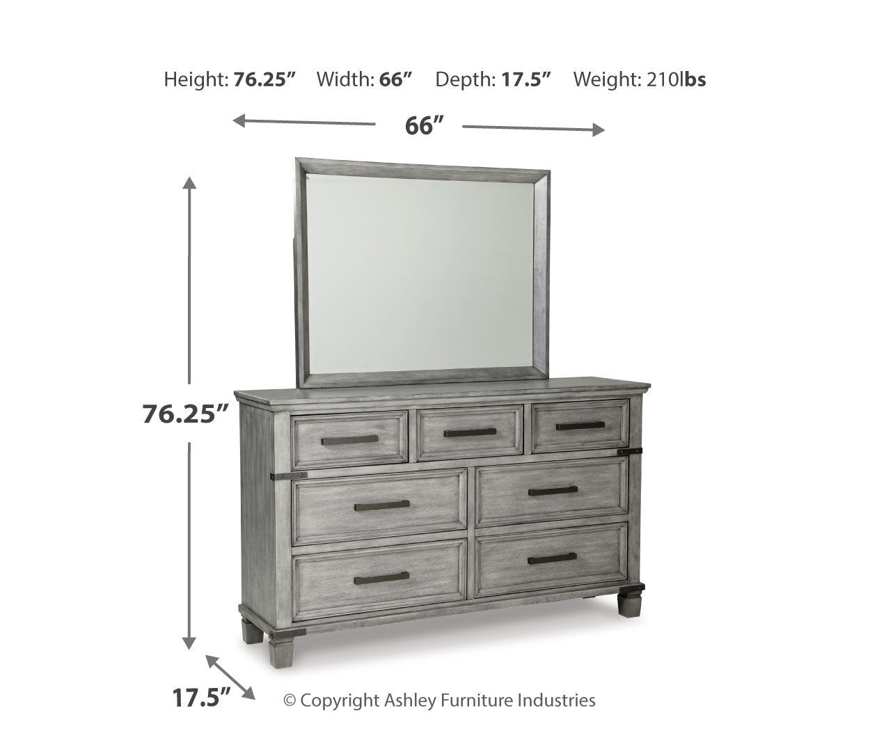 Russelyn California King Storage Bed with Dresser