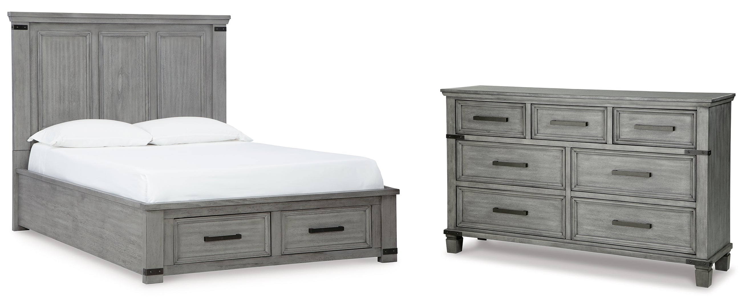 Russelyn Queen Storage Bed with Dresser