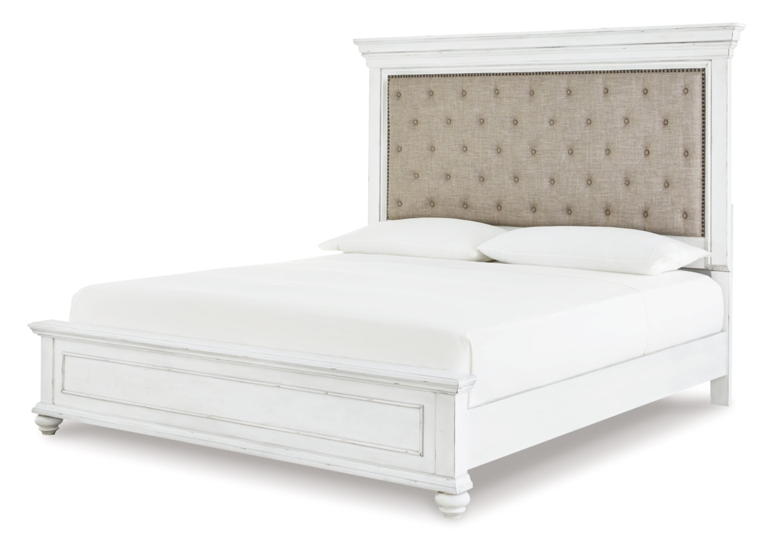 Kanwyn White Panel Bedroom Set