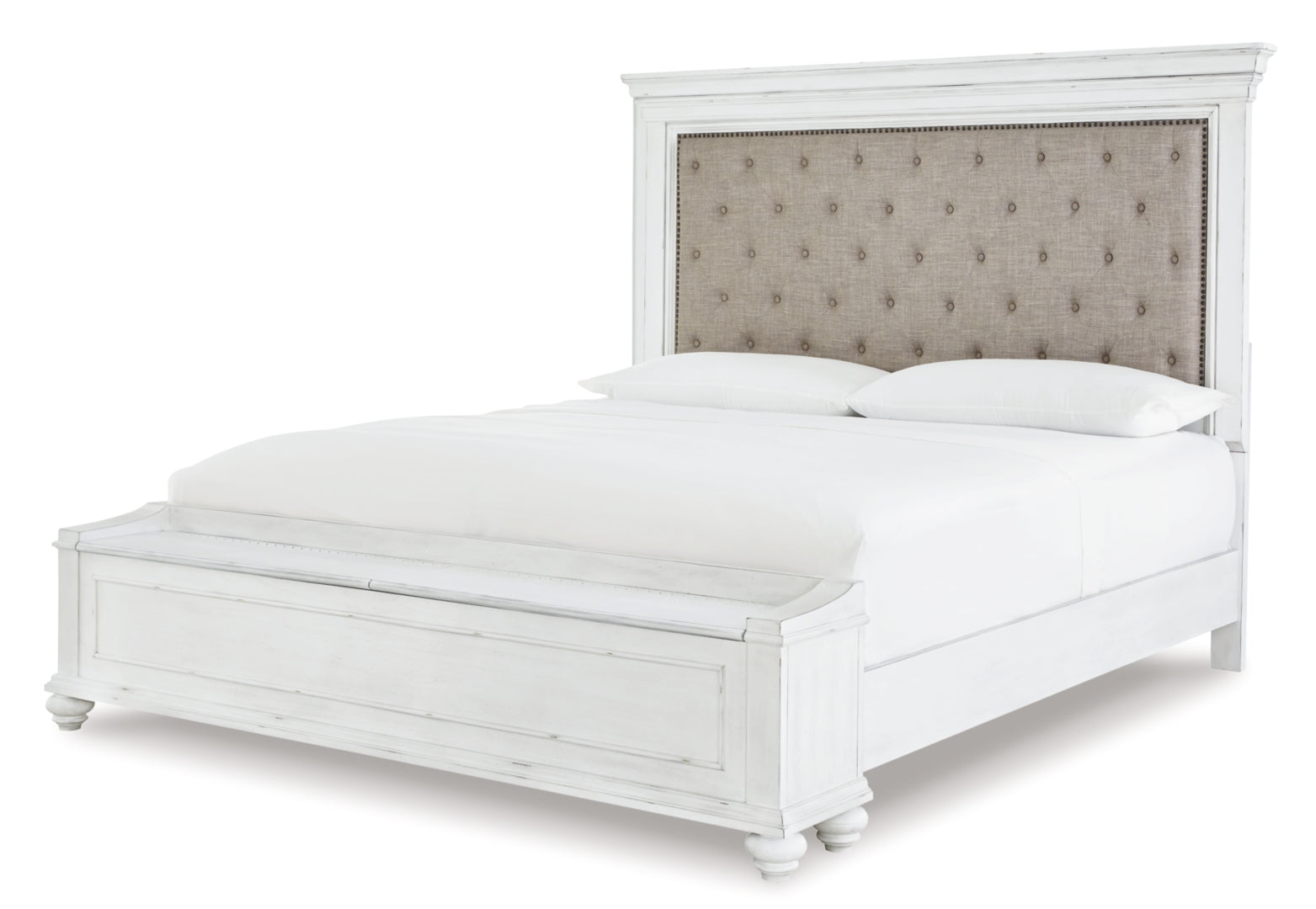 Kanwyn White Panel Bedroom Set