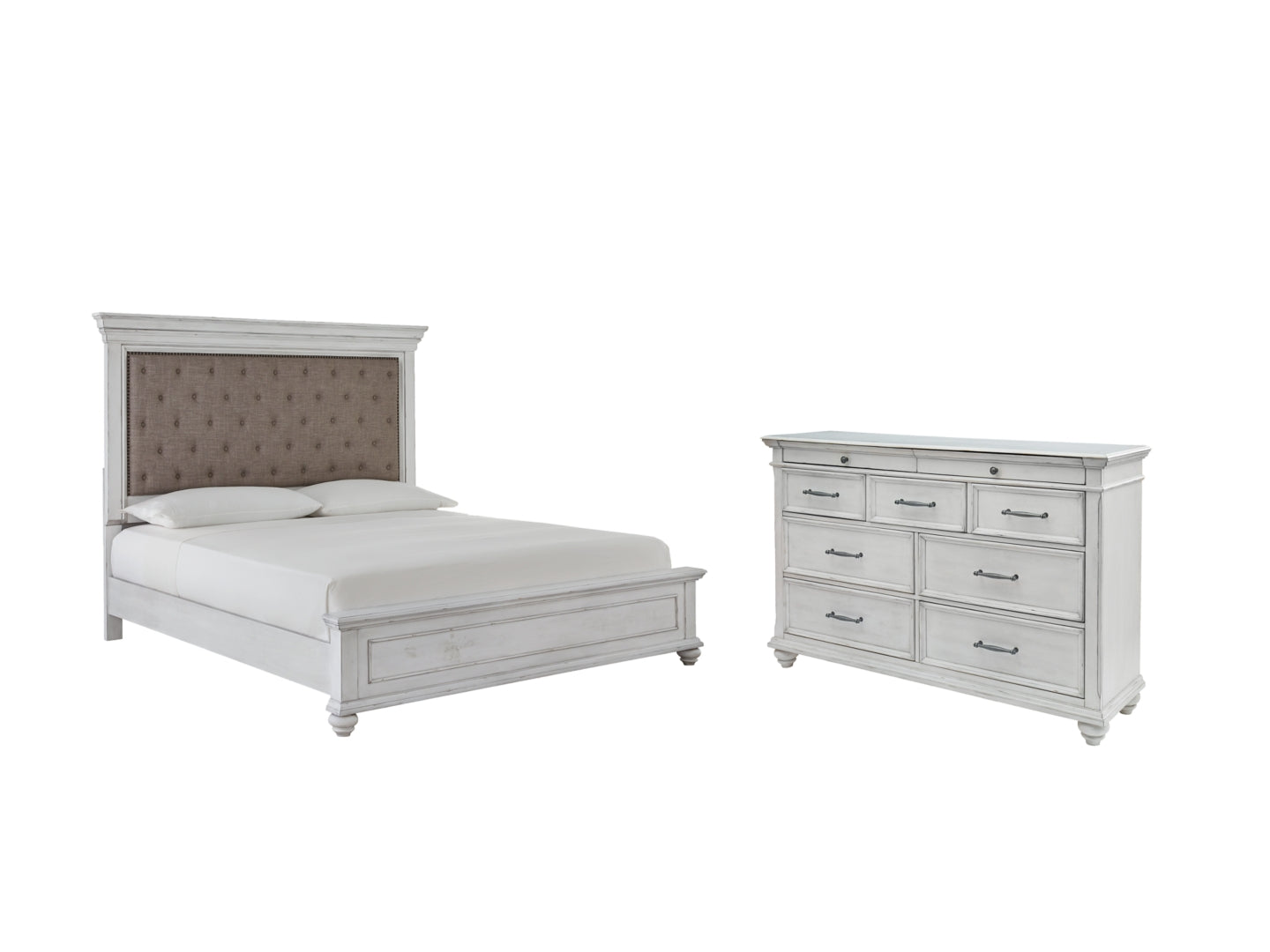 Kanwyn Queen Panel Bed with Dresser I