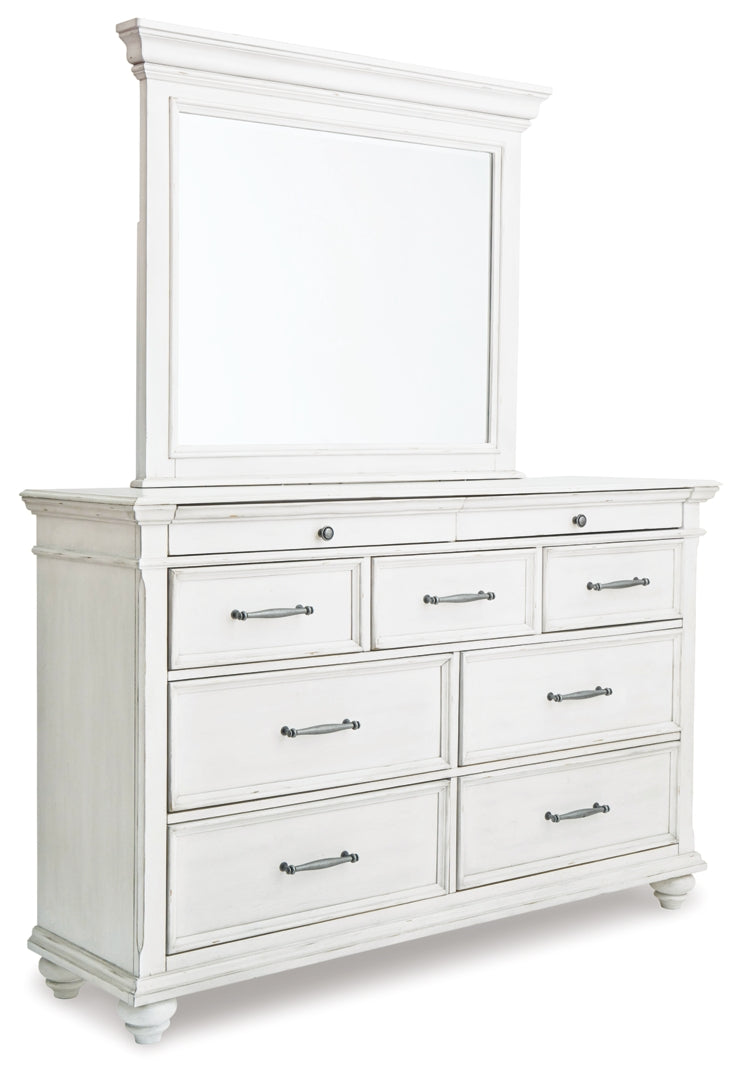 Kanwyn White Panel Bedroom Set