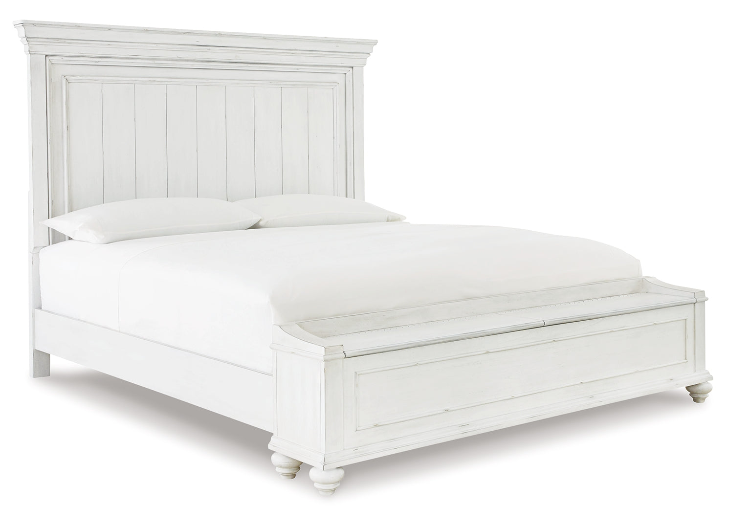 Kanwyn White Panel Bedroom Set