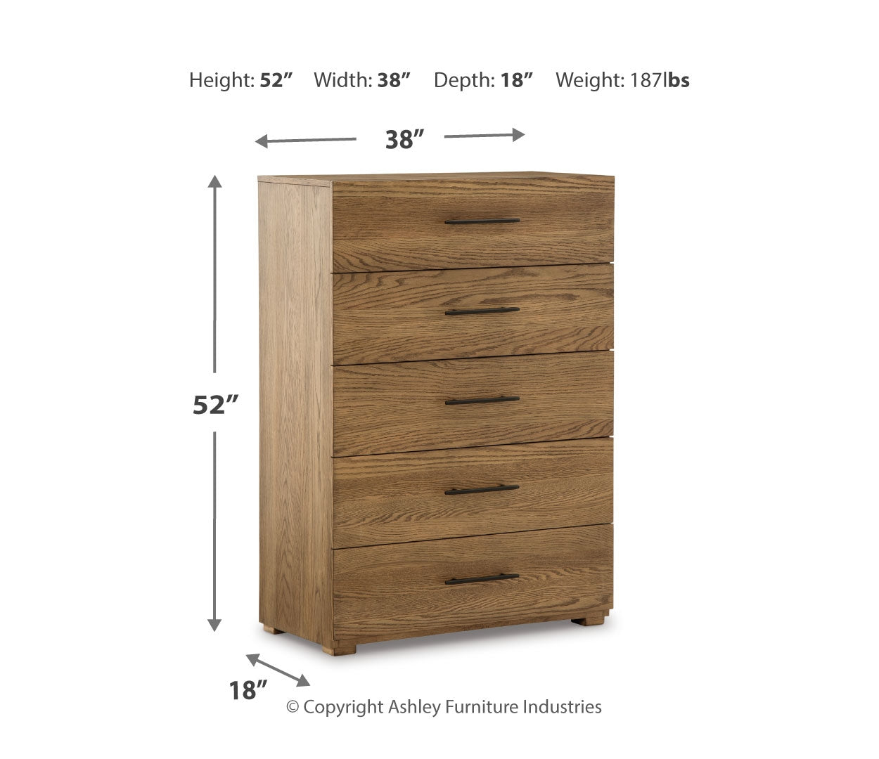 Dakmore Five Drawer Chest