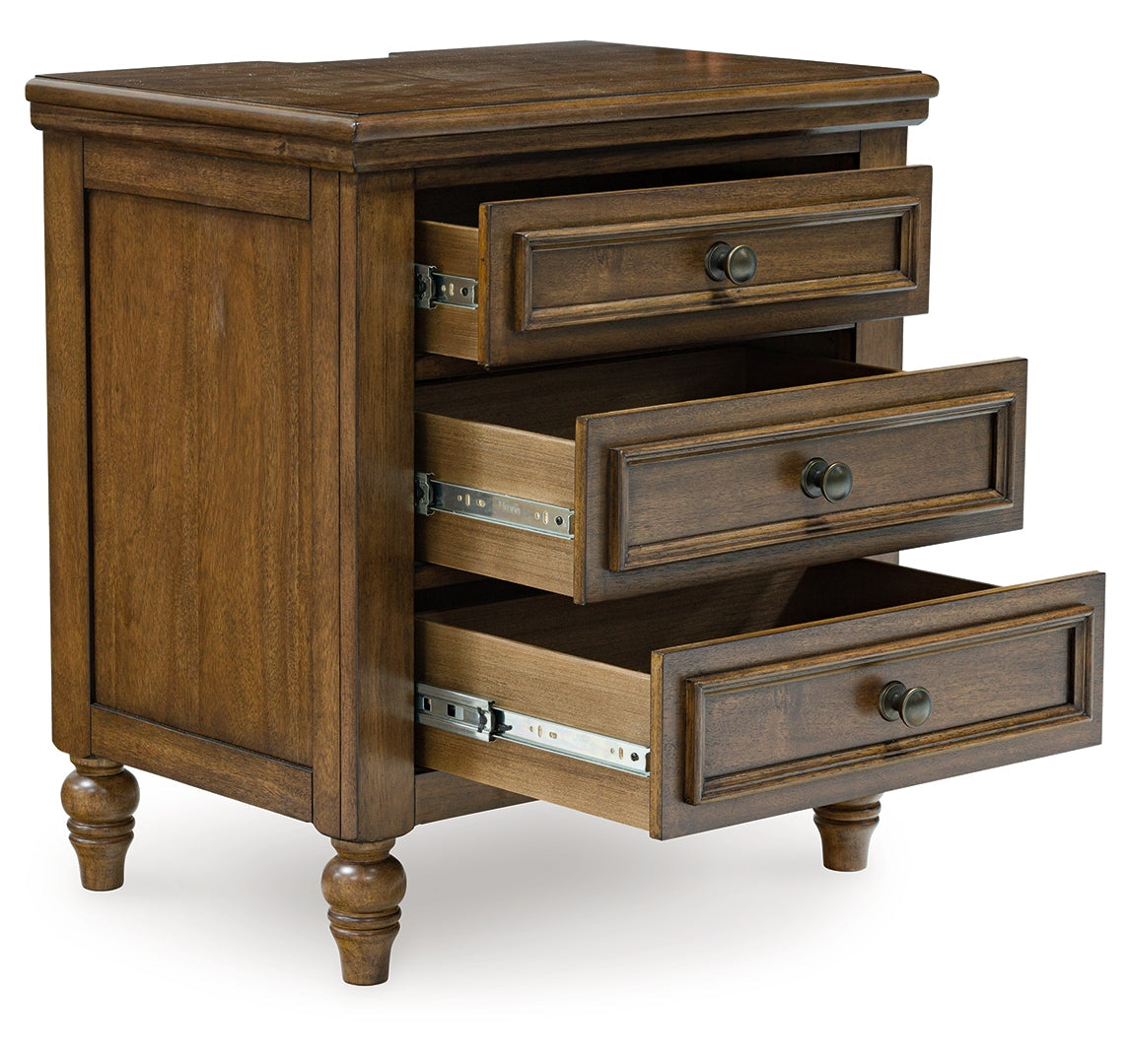 Sturlayne Three Drawer Night Stand