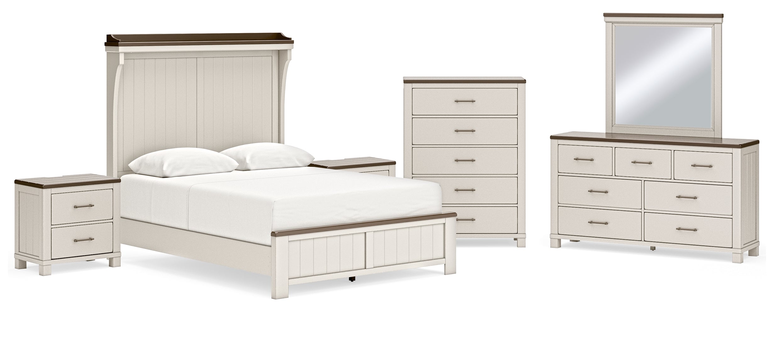 Darborn Beige Panel Bedroom Set