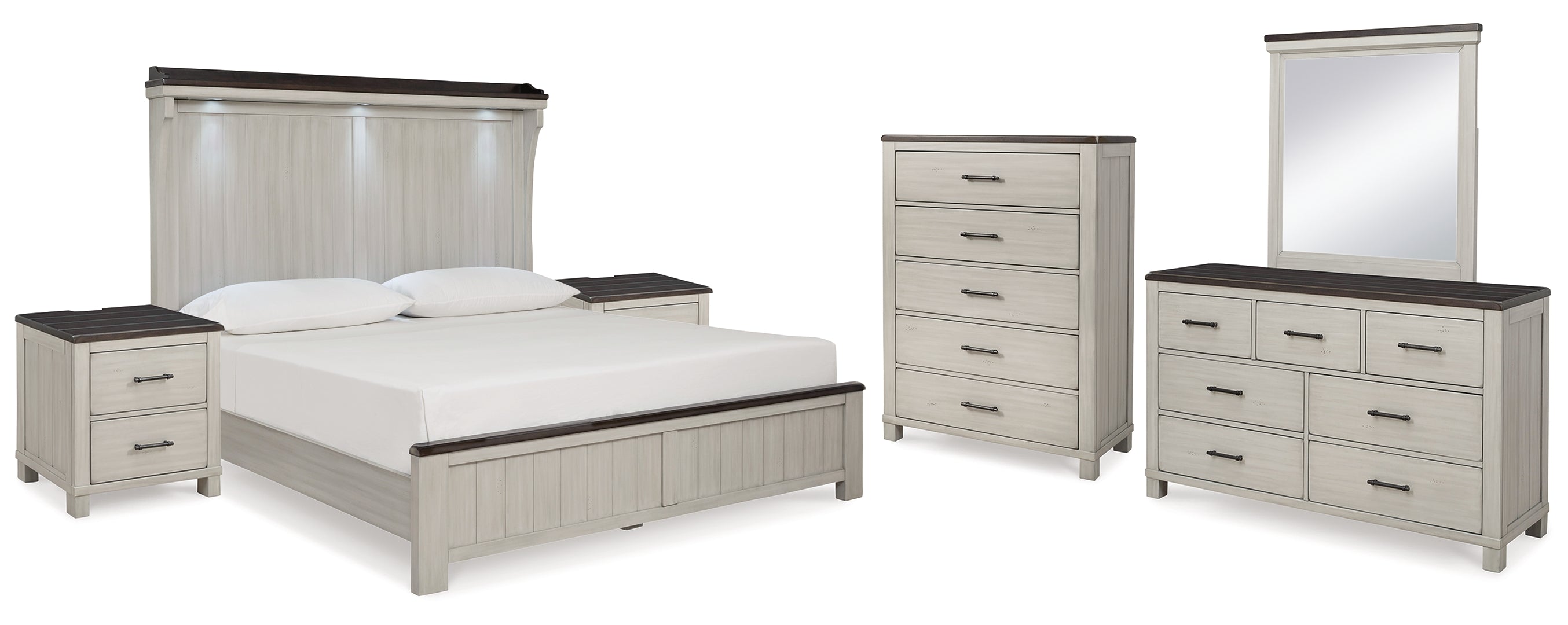 Darborn Beige Panel Bedroom Set