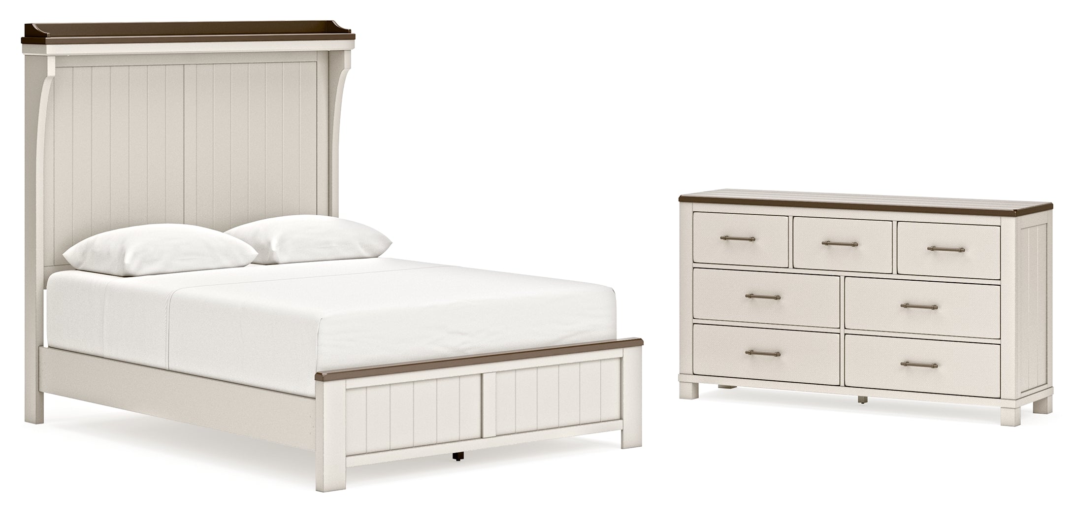 Darborn Queen Panel Bed with Dresser