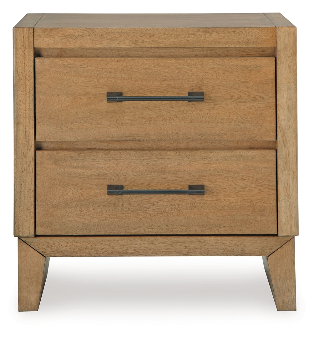 Sherbana Two Drawer Night Stand