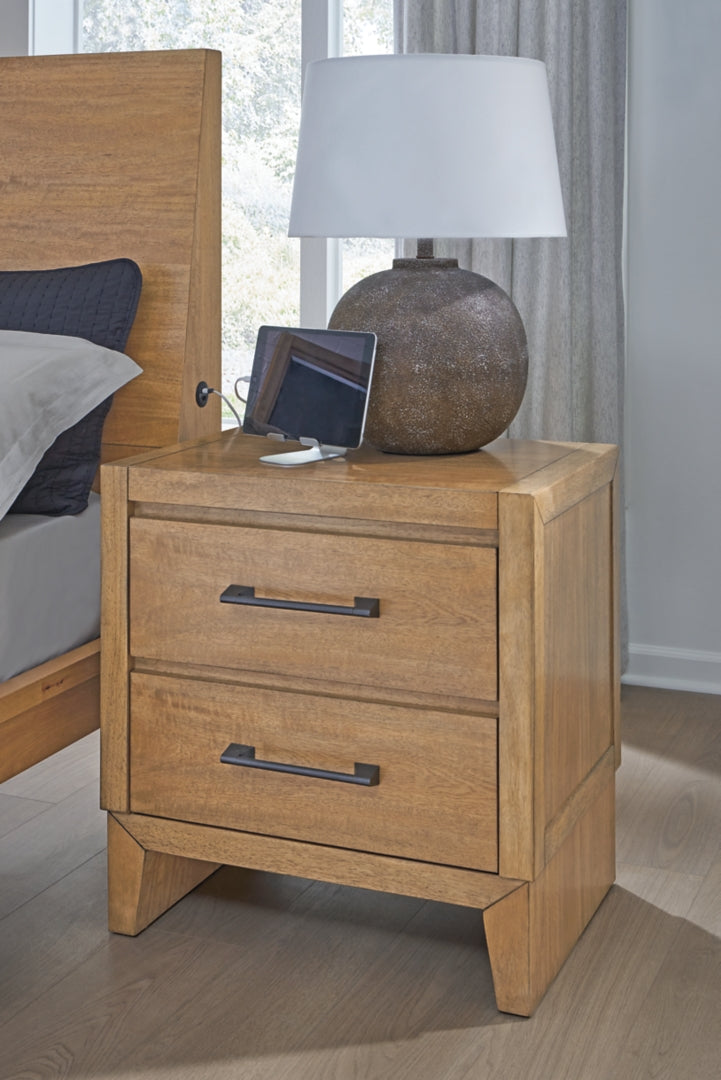 Sherbana Two Drawer Night Stand