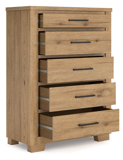 Galliden Five Drawer Chest