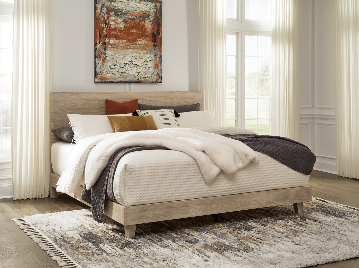 Michelia King Panel Bed