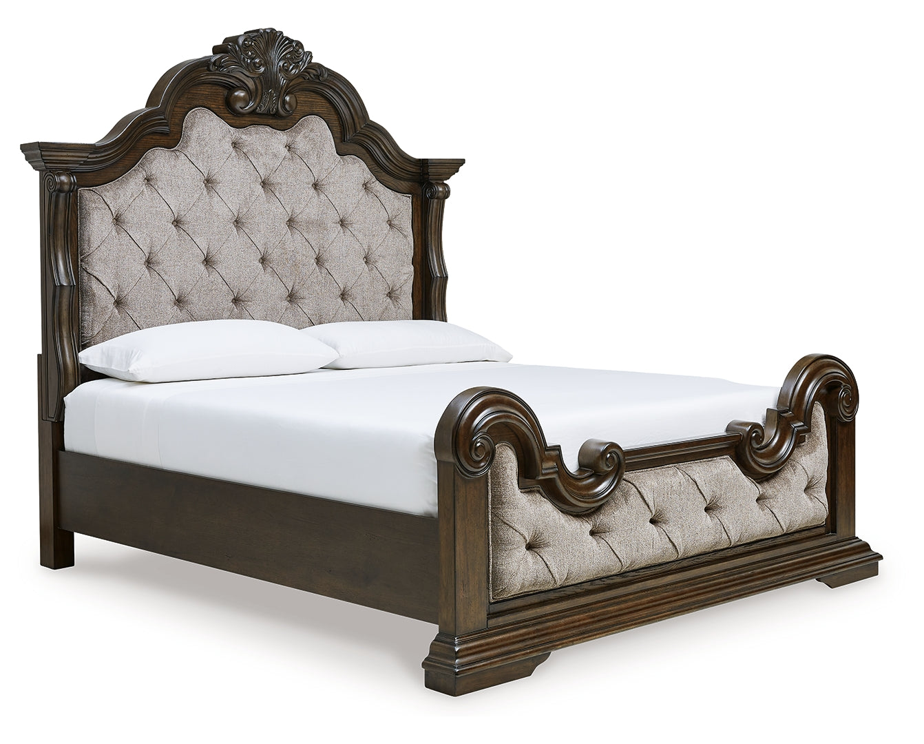 Maylee Brown Upholstered Bedroom Set