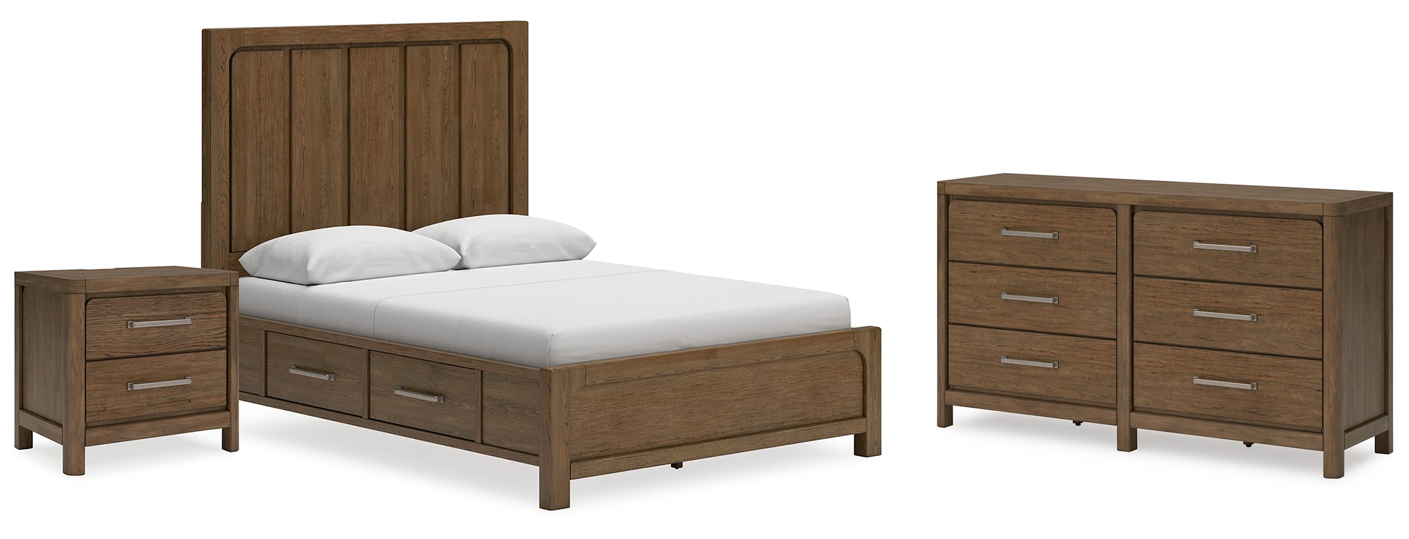 Cabalynn Queen Panel Bed with Dresser and Nightstand