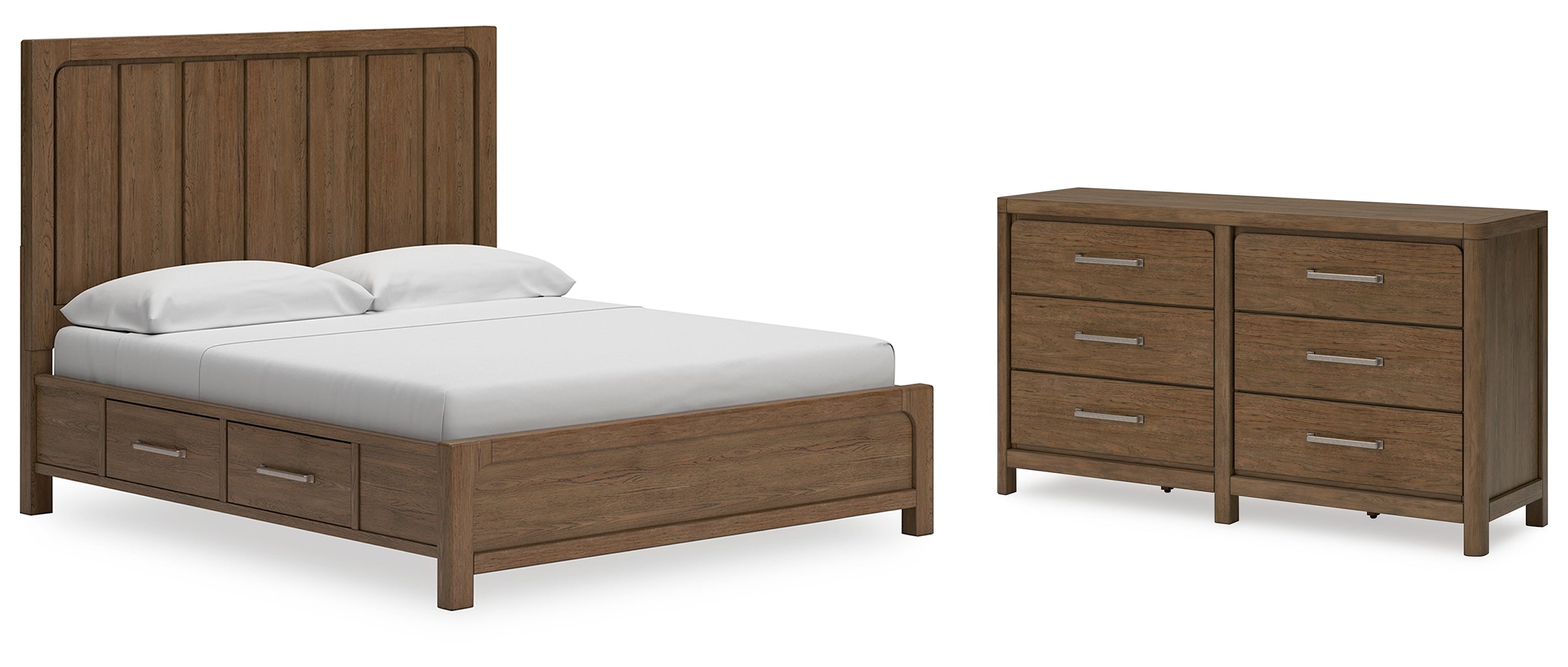 Cabalynn California King Panel Bed with Dresser