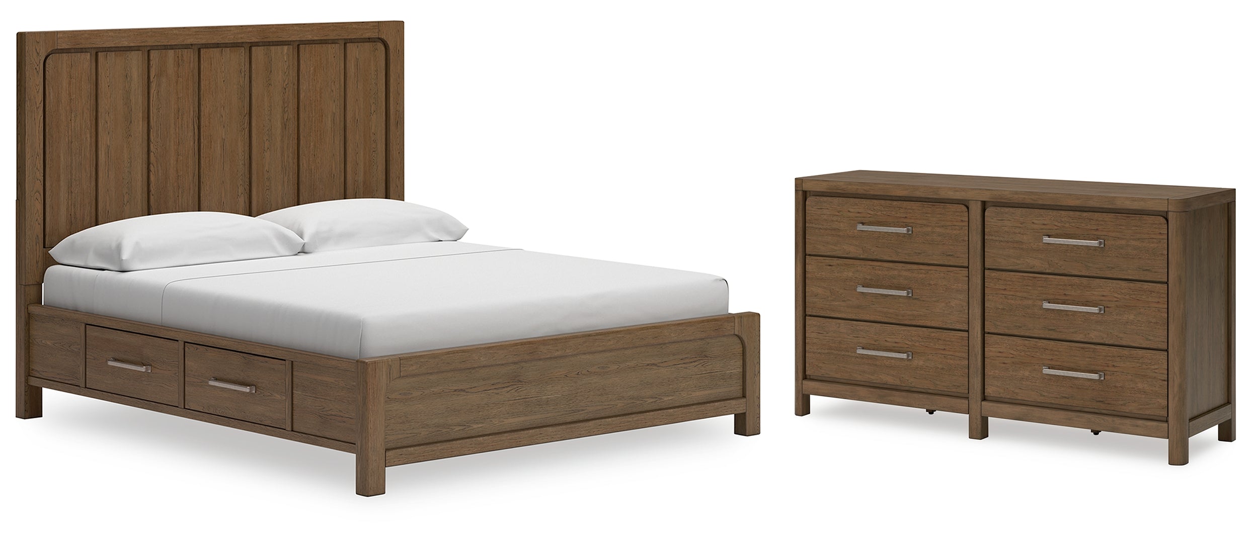 Cabalynn King Panel Bed with Dresser