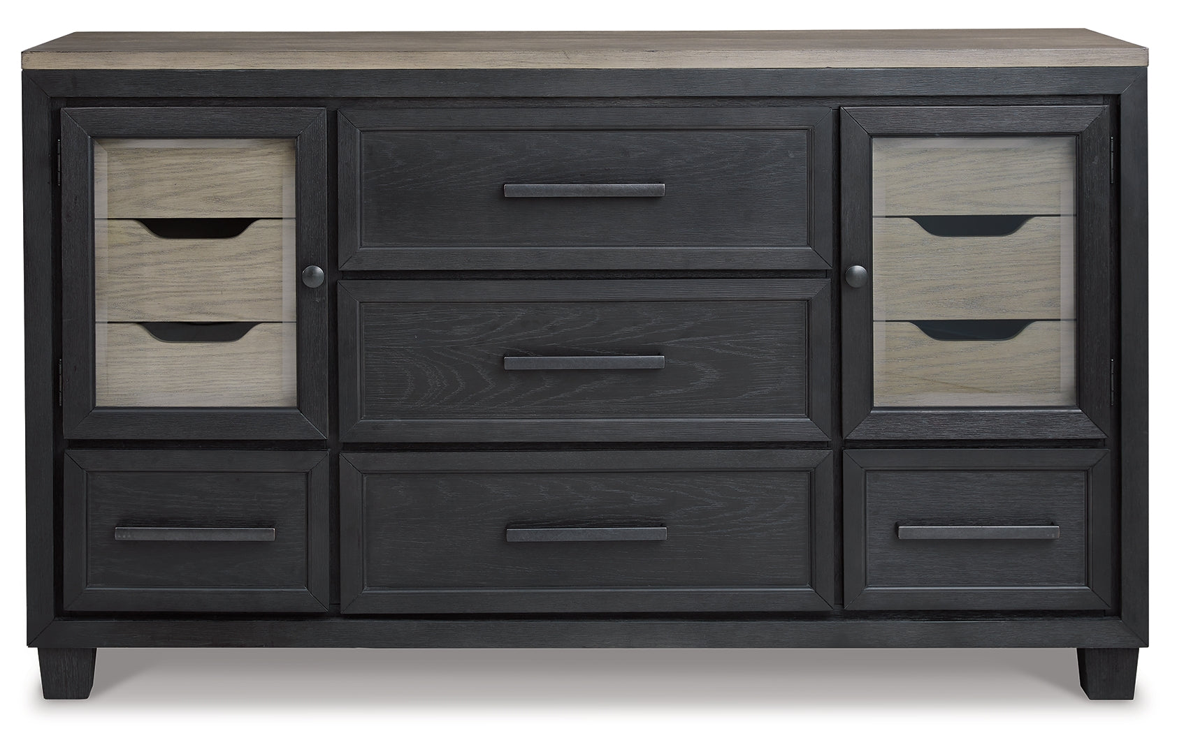 Foyland Grey Panel Storage Bedroom Set