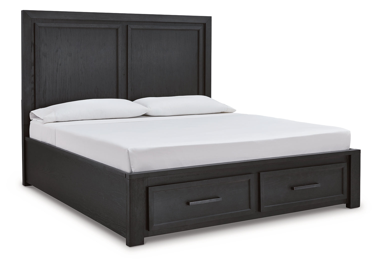 Foyland Grey Panel Storage Bedroom Set