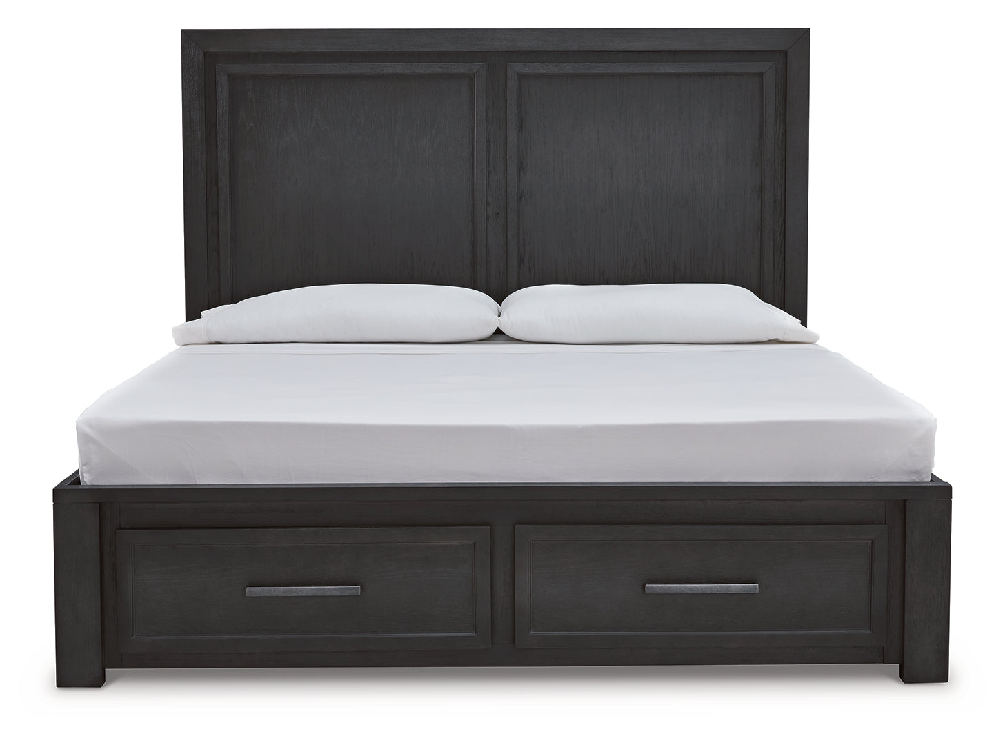 Foyland Grey Panel Storage Bedroom Set