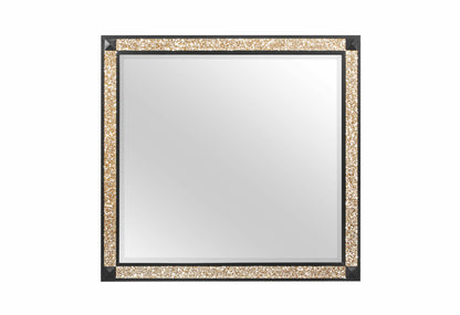 Blake Black/Gold Mirror