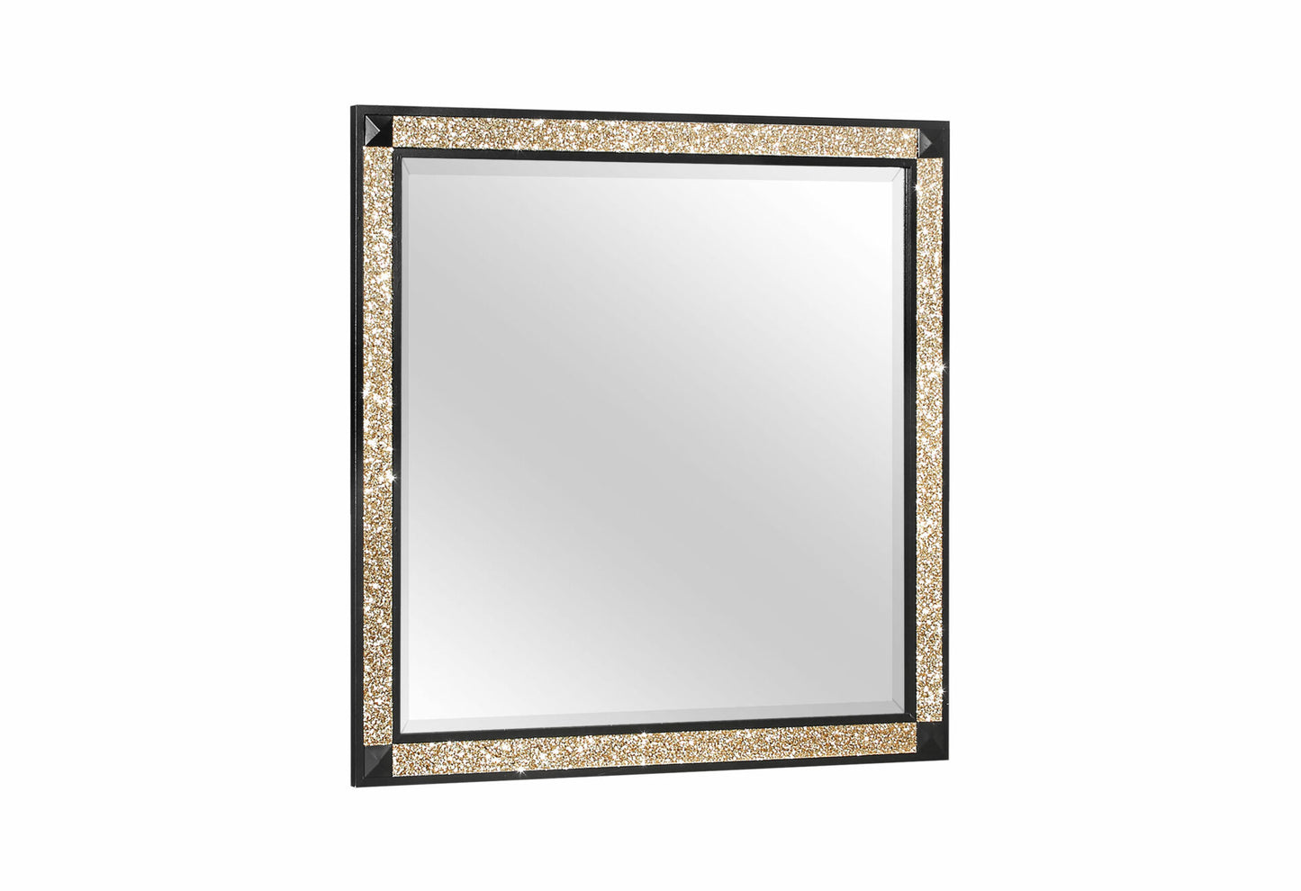 Blake Black/Gold Mirror