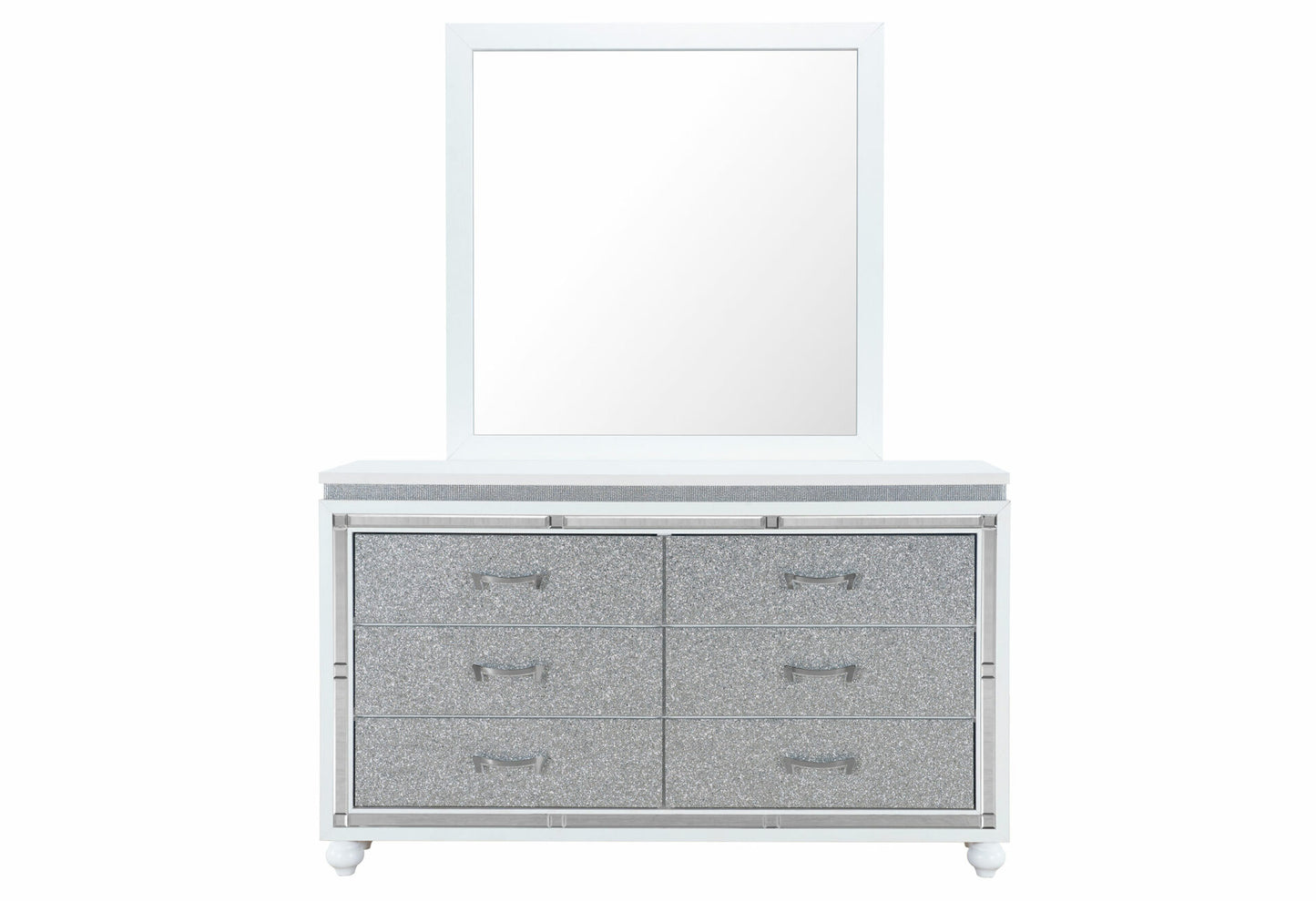 Collete White Mirror