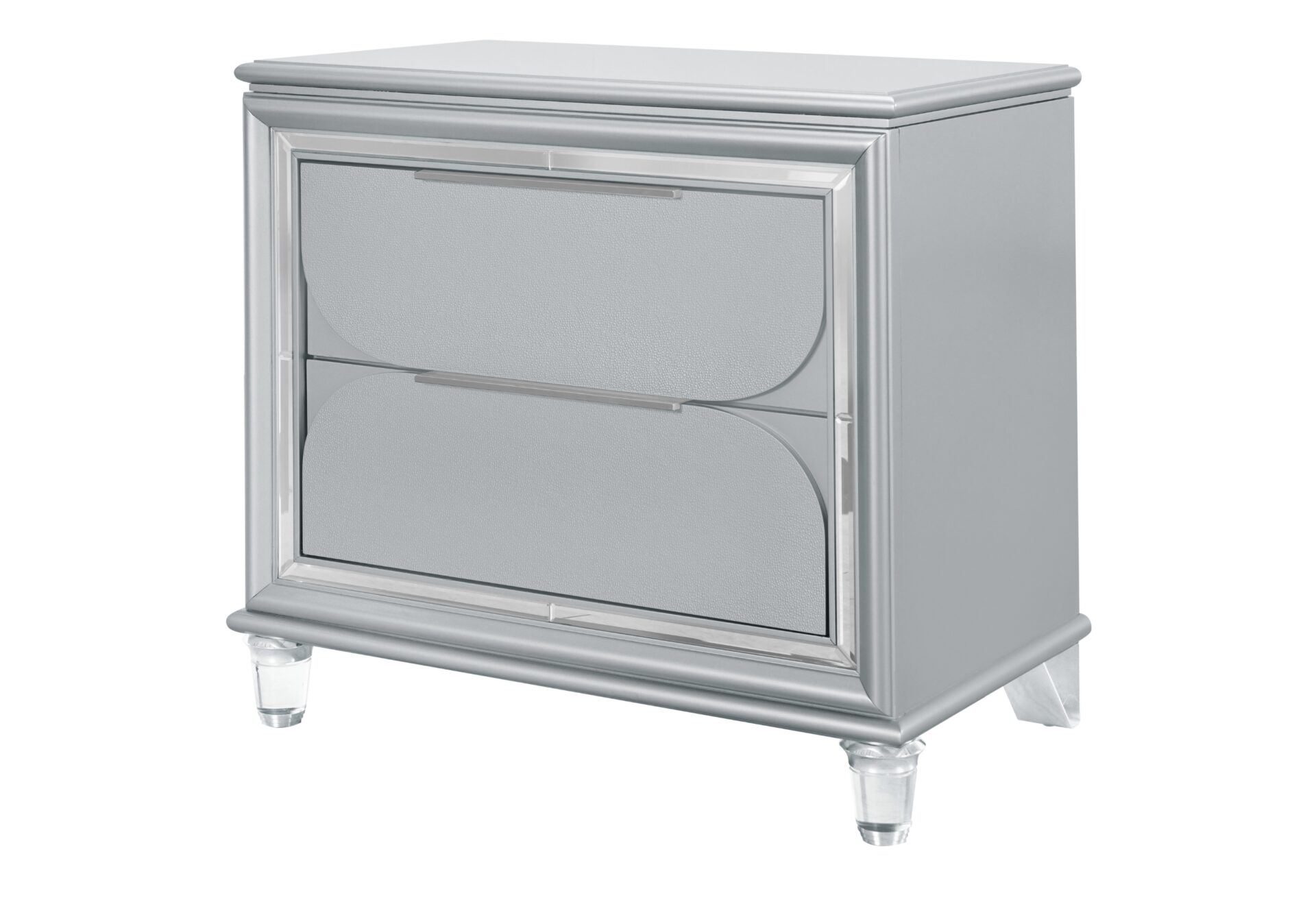 Caleb Silver Nightstand