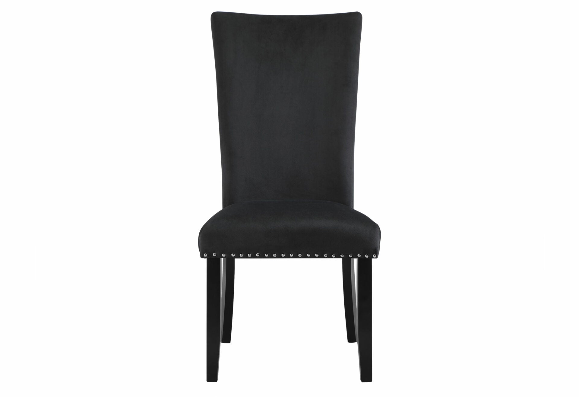 D03 Black Velvet Dining Chair