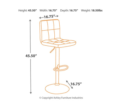 Bellatier 2-Piece Bar Stool