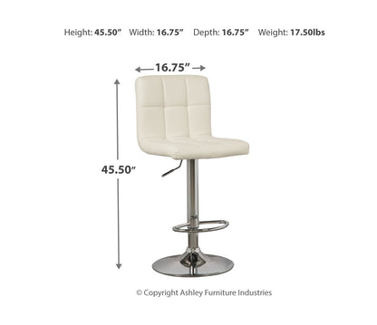 Bellatier Tall UPH Swivel Barstool(2/CN)