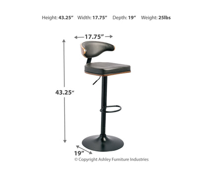 Bellatier Tall UPH Swivel Barstool(1/CN)