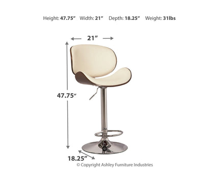 Bellatier Tall UPH Swivel Barstool(1/CN)