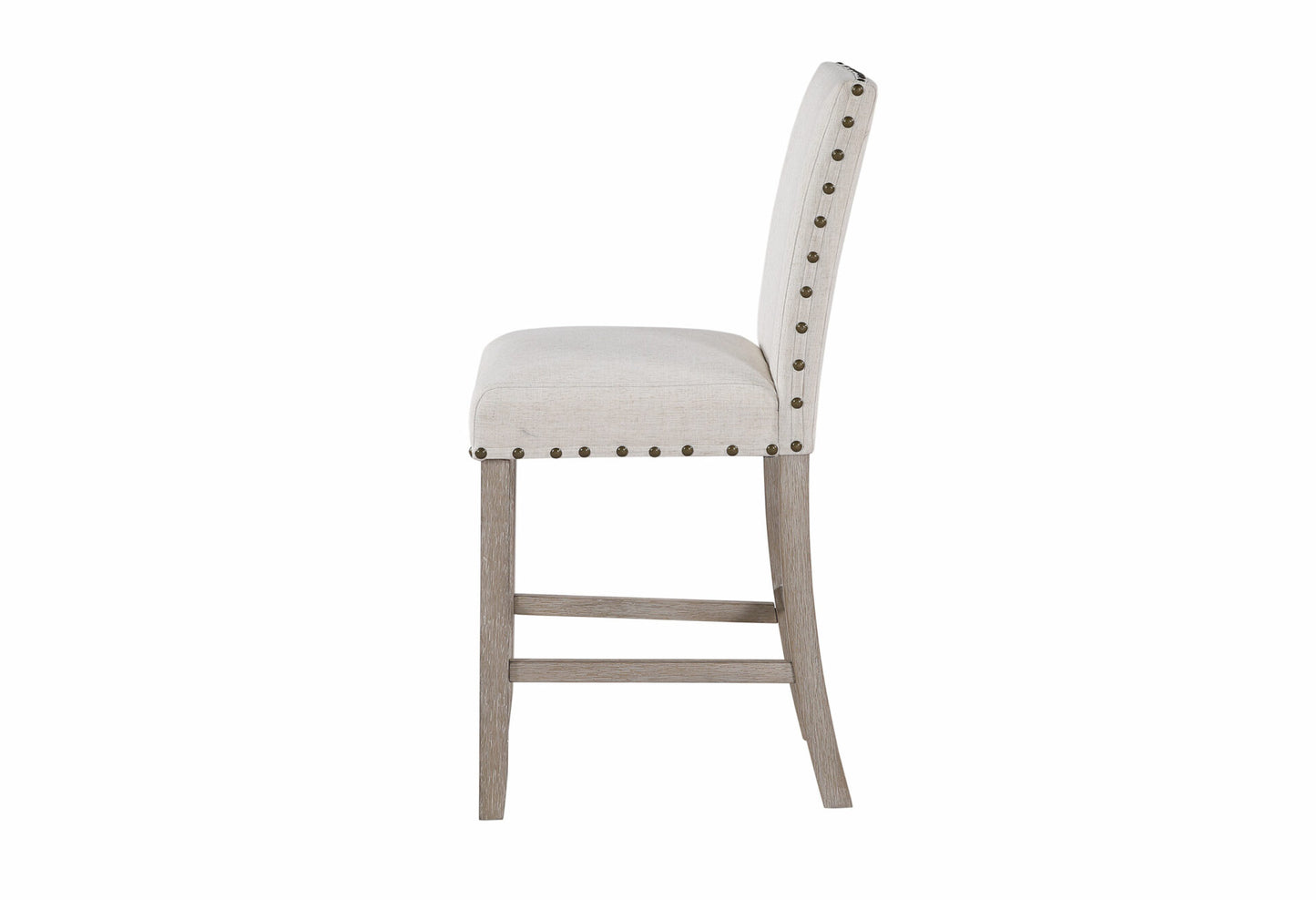 D1622 White Bar Stool