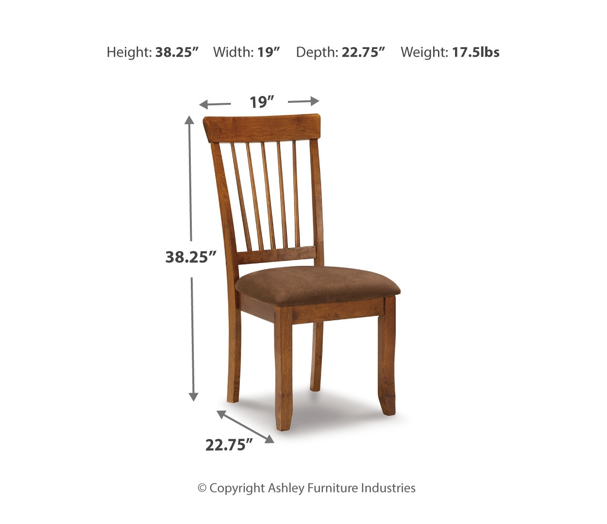 Berringer Dining UPH Side Chair (2/CN)