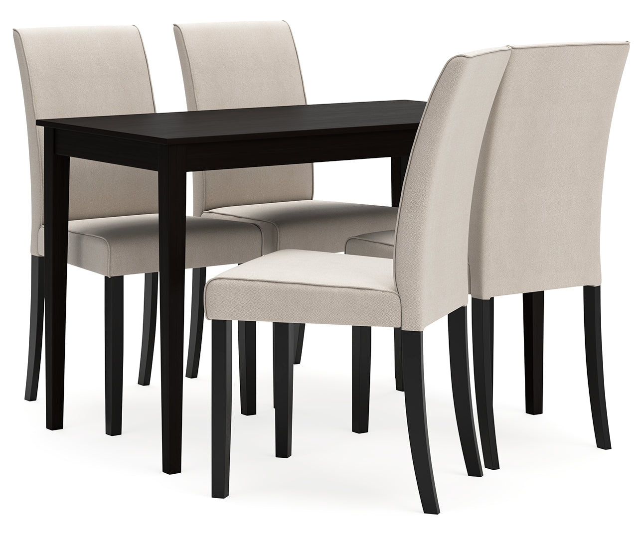 Kimonte Dining Table and 4 Chairs