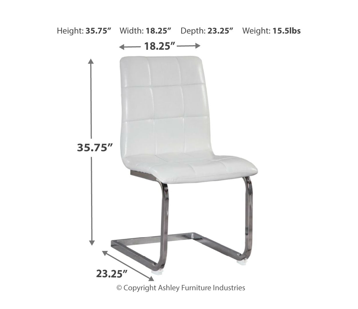 Madanere Dining UPH Side Chair (4/CN)