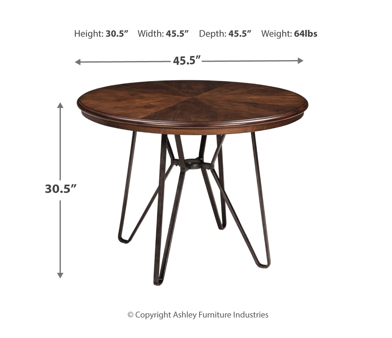 Centiar Round Dining Room Table