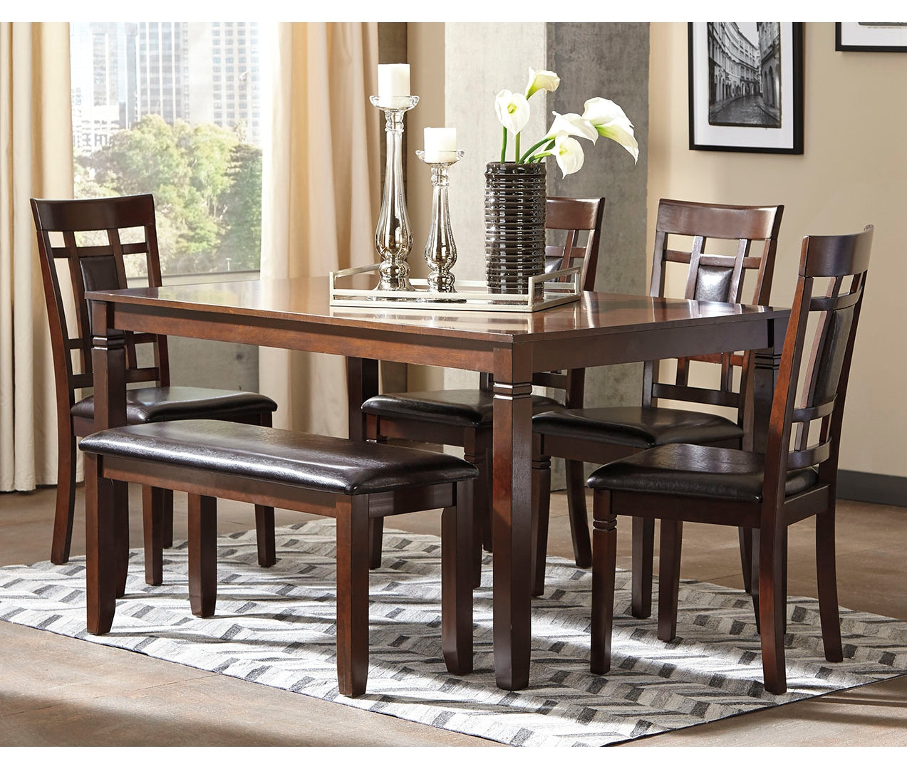 Bennox Dining Room Table Set (6/CN)