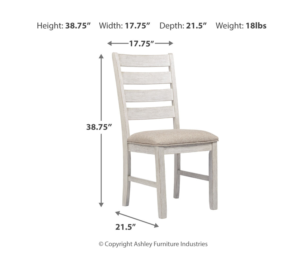 Skempton Dining UPH Side Chair (2/CN)