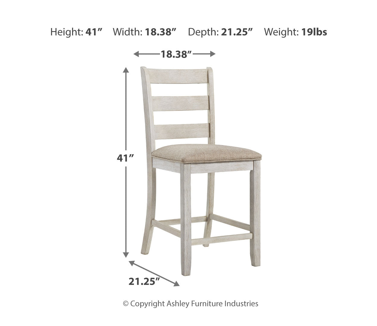 Skempton Upholstered Barstool (2/CN)