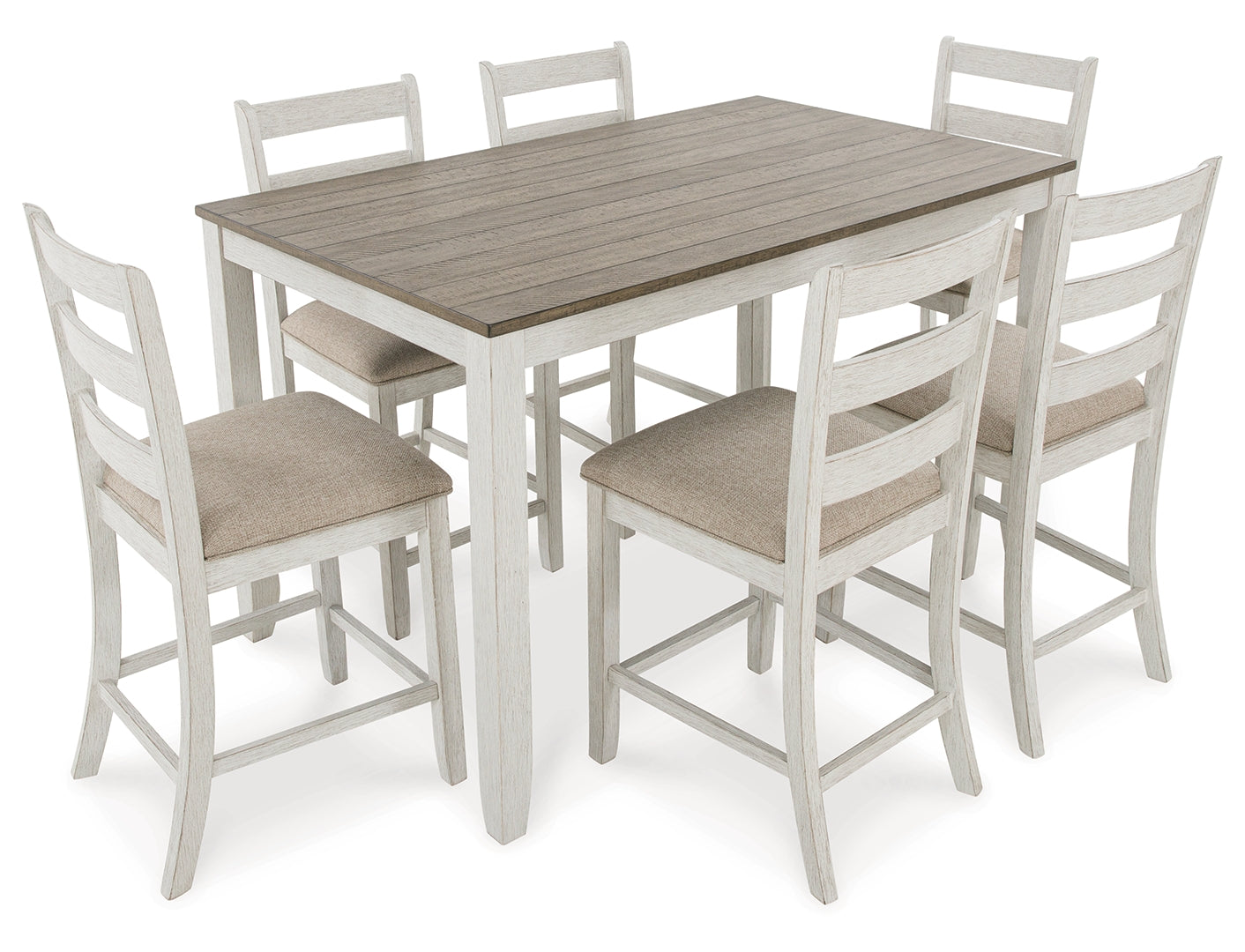 Skempton Counter Height Dining Table and 4 Barstools